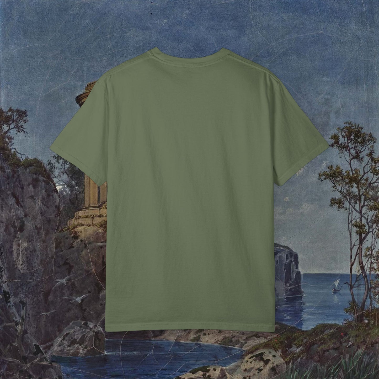 Vitality Sunrise Embroidered T-Shirt Printify