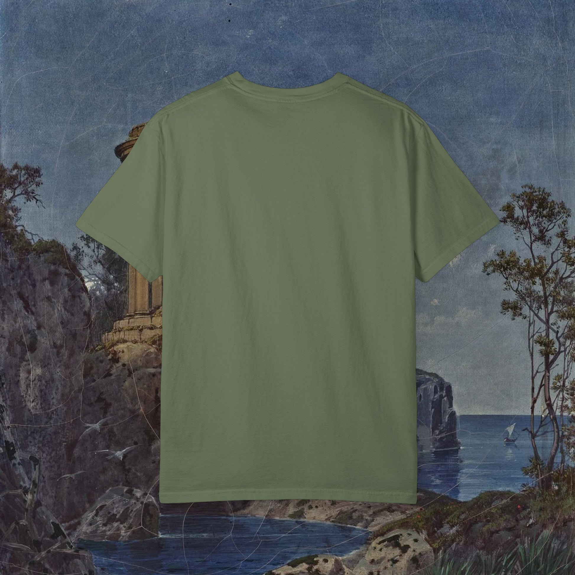 Vitality Sunrise Embroidered T-Shirt Printify