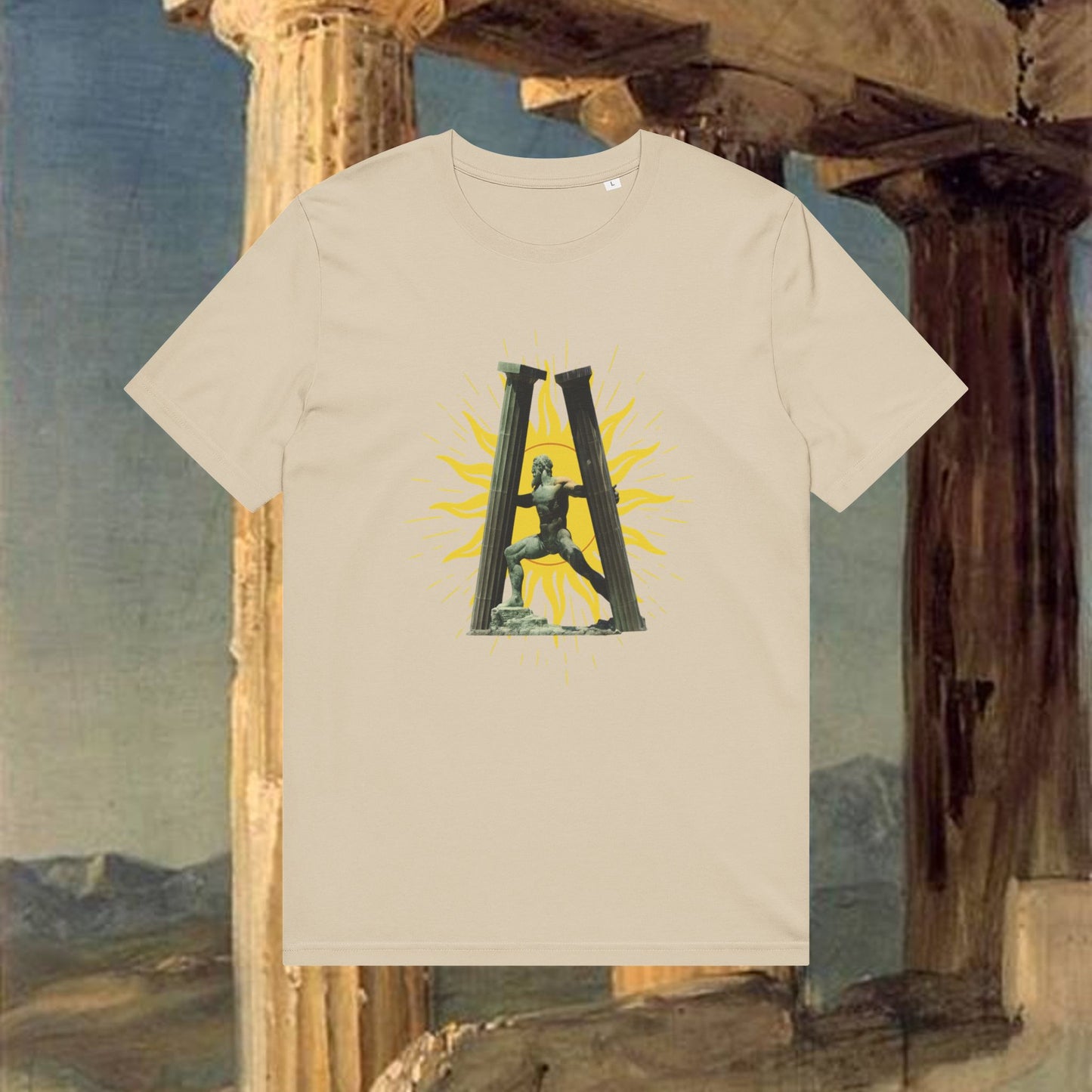 Sunrise Pillars of Hercules T-Shirt — Graphic Tee