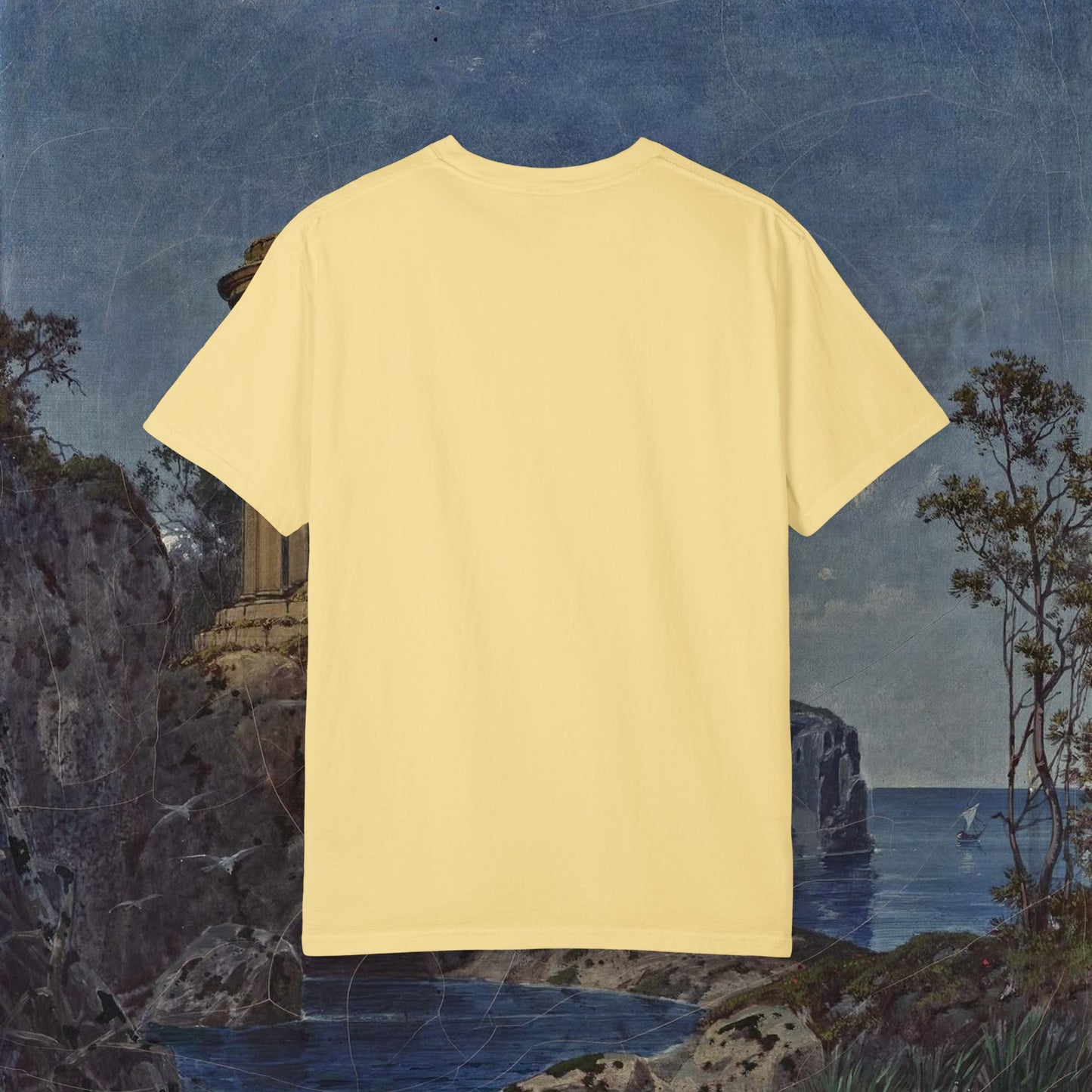 Vitality Sunrise Embroidered T-Shirt Printify