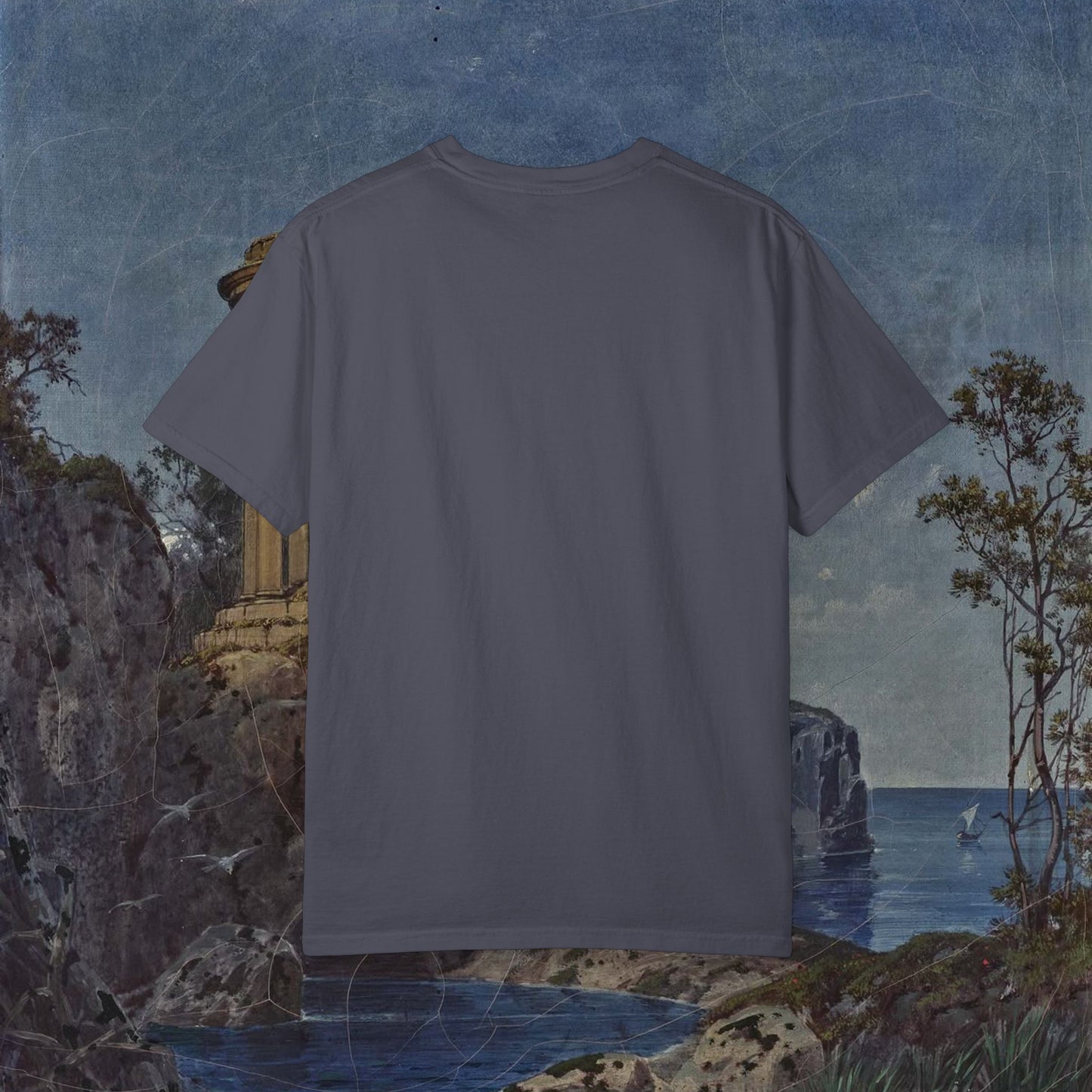 Vitality Sunrise Embroidered T-Shirt Printify