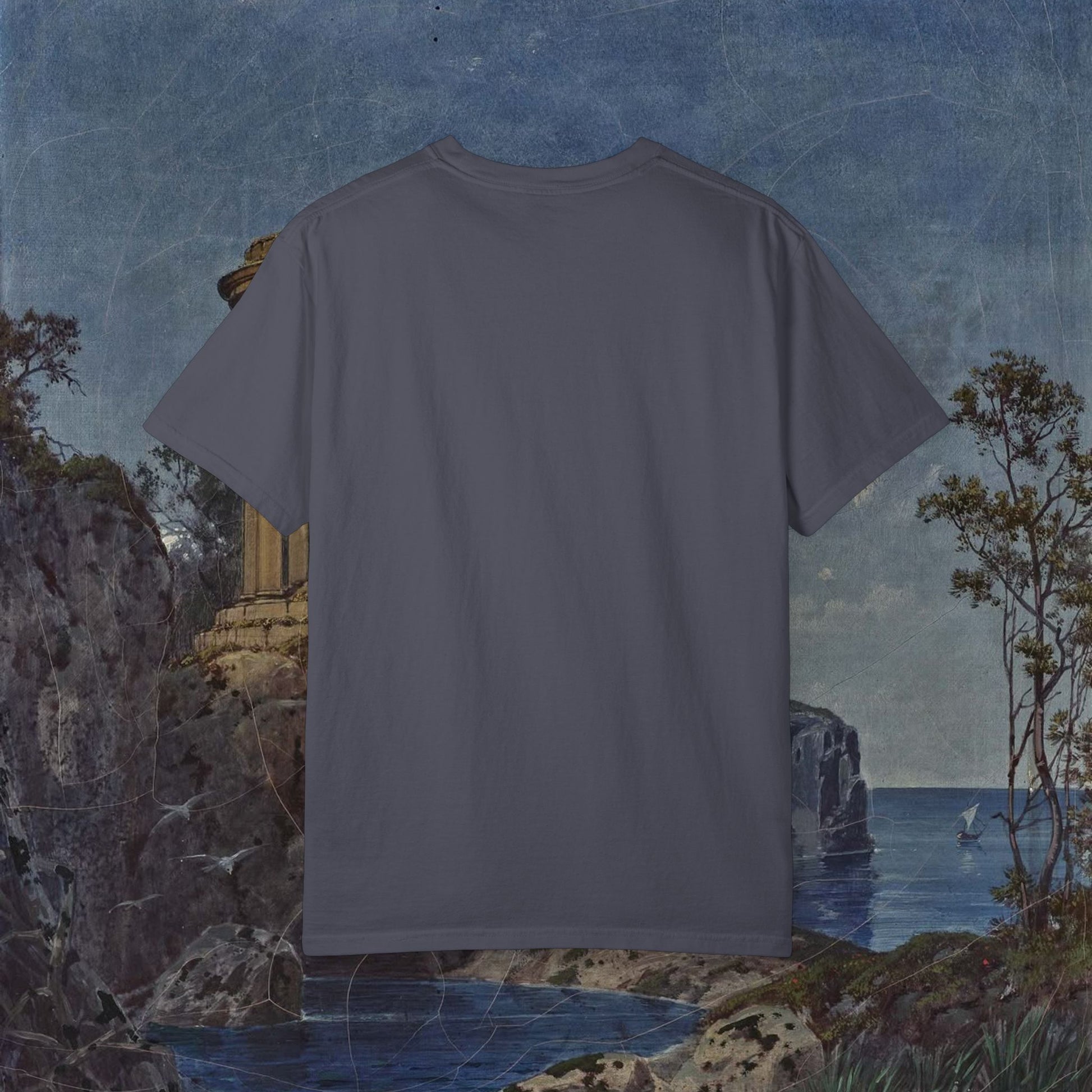 Vitality Sunrise Embroidered T-Shirt Printify