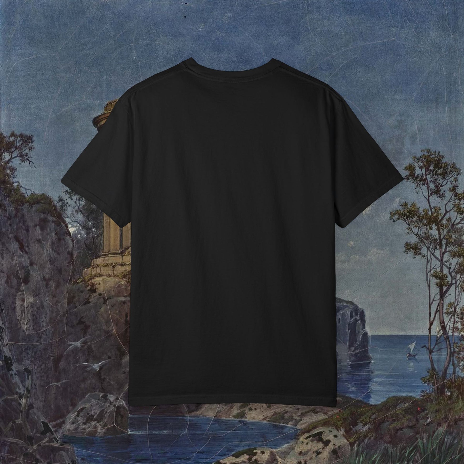 Vitality Sunrise Embroidered T-Shirt Printify