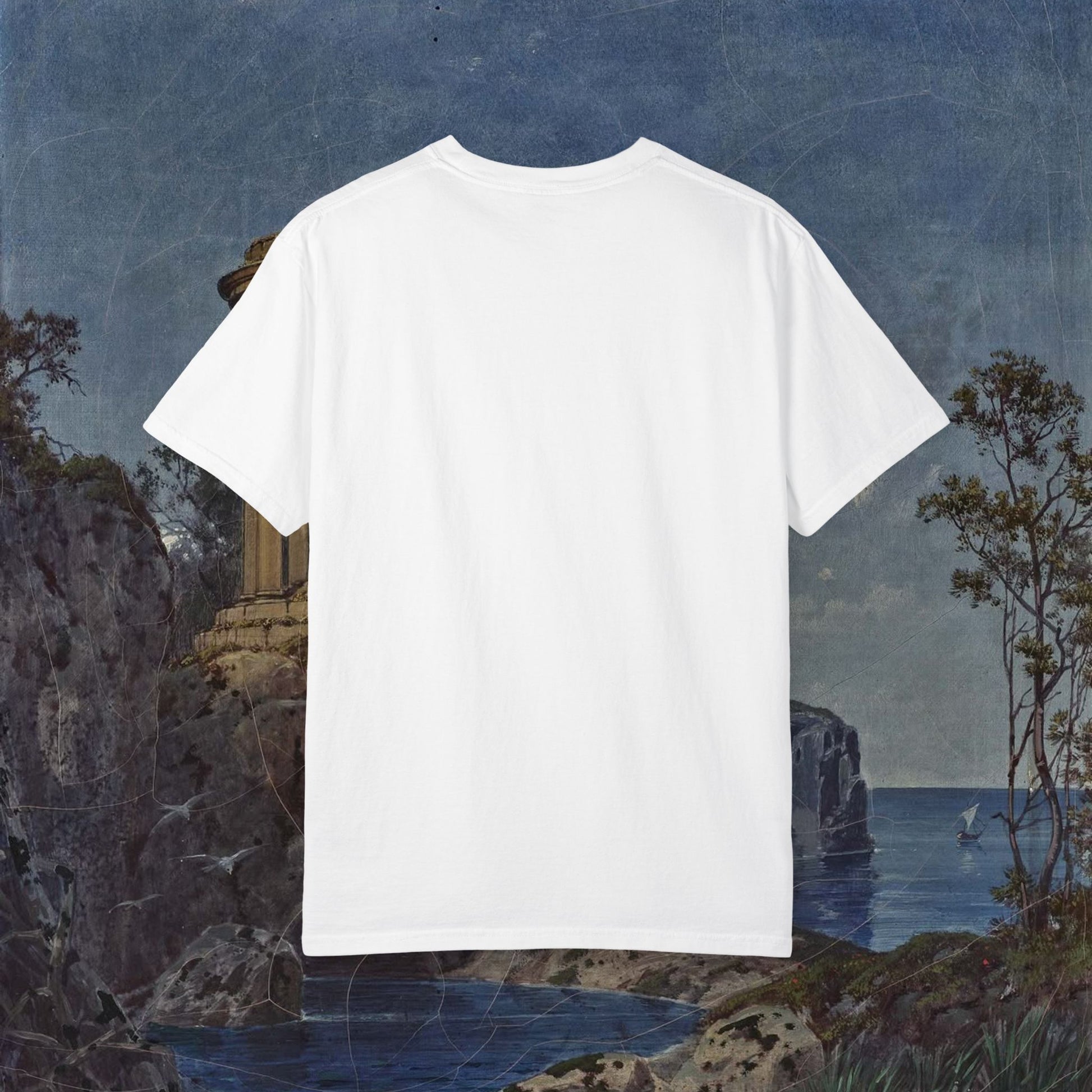 Vitality Sunrise Embroidered T-Shirt Printify