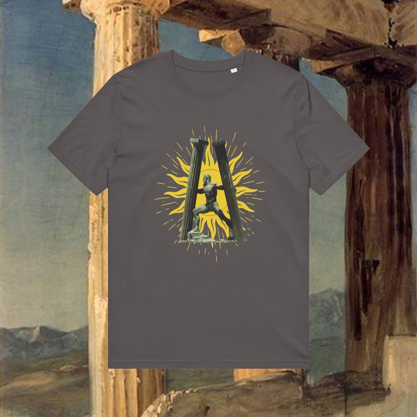 Sunrise Pillars of Hercules T-Shirt — Graphic Tee