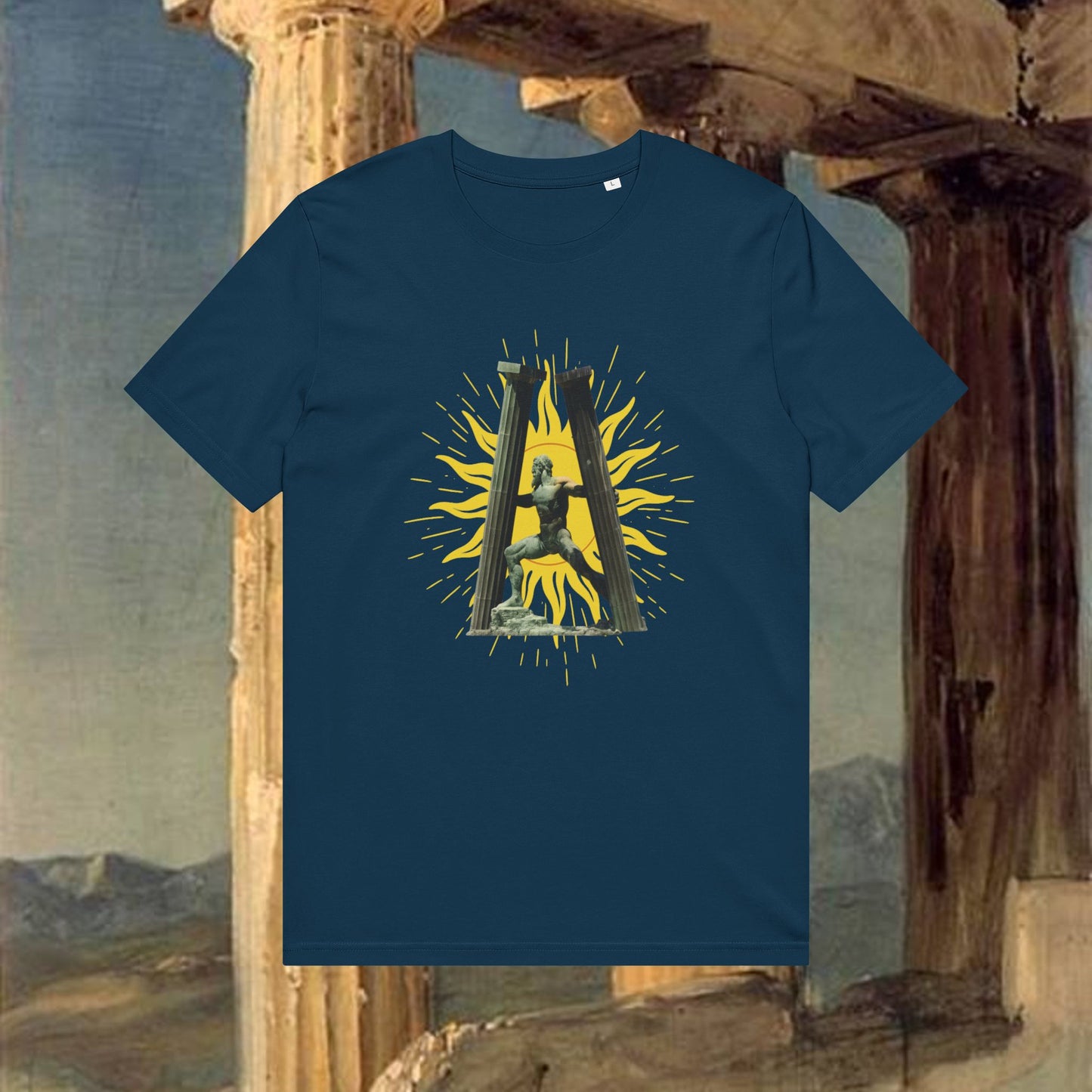 Sunrise Pillars of Hercules T-Shirt — Graphic Tee