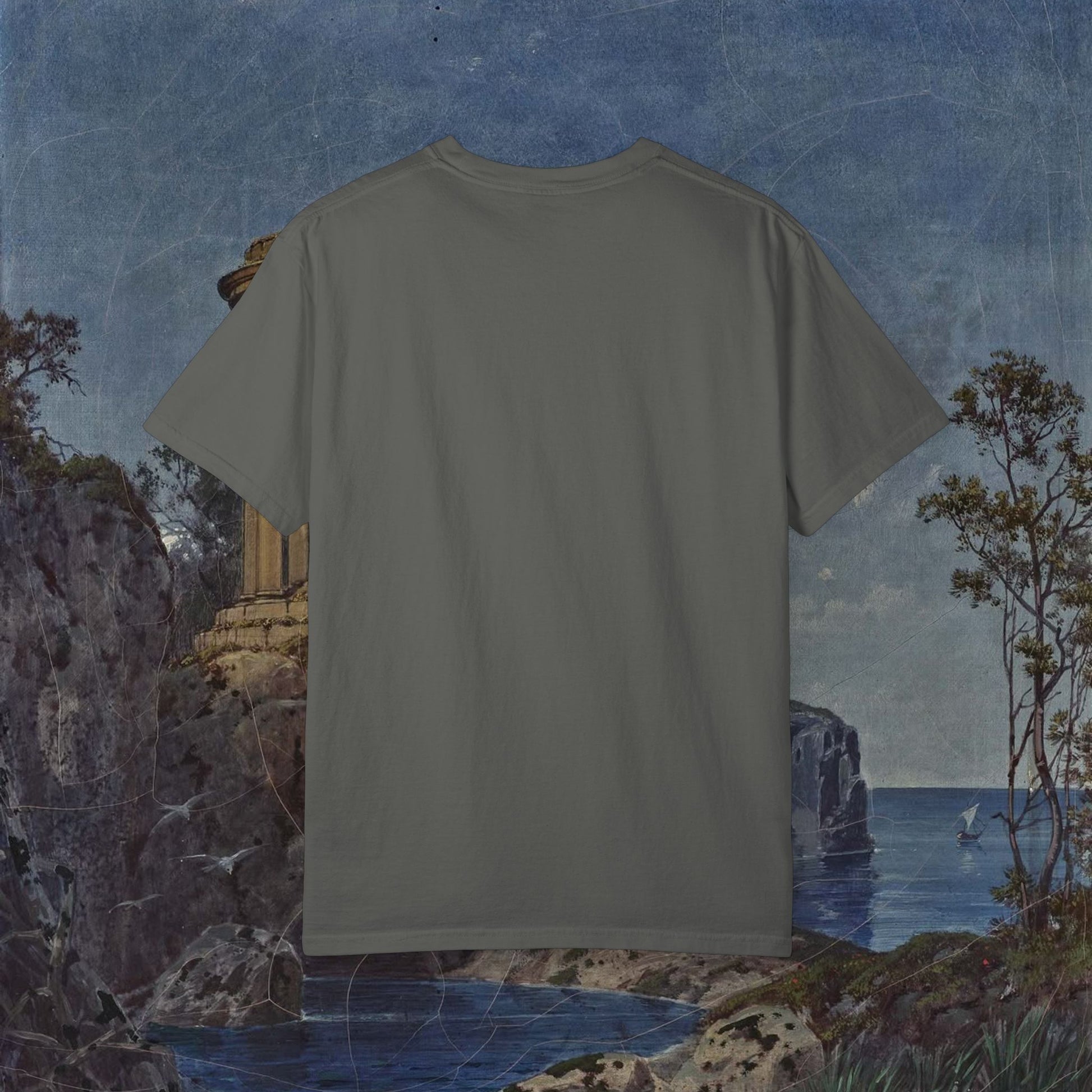 Vitality Sunrise Embroidered T-Shirt Printify