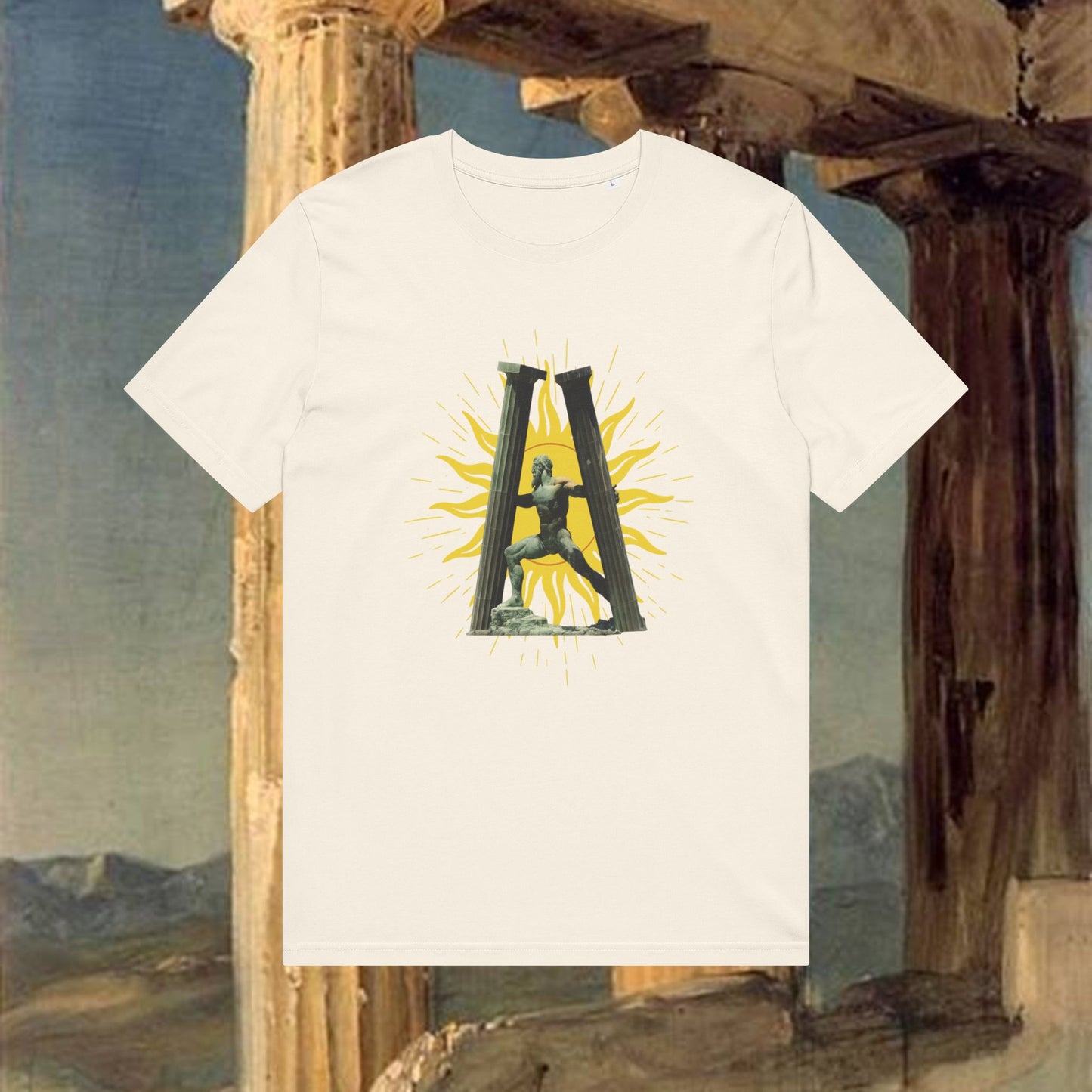 Sunrise Pillars of Hercules T-Shirt — Graphic Tee