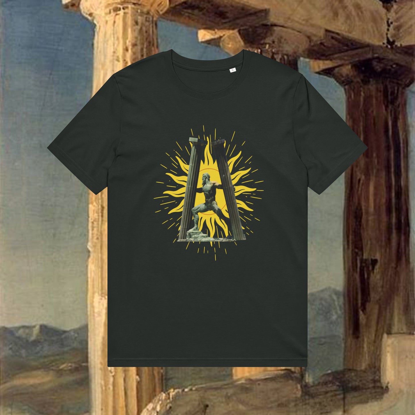 Sunrise Pillars of Hercules T-Shirt — Graphic Tee