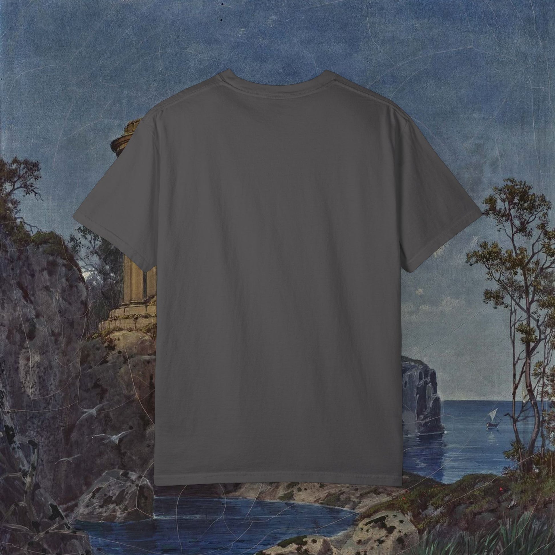 Vitality Sunrise Embroidered T-Shirt Printify